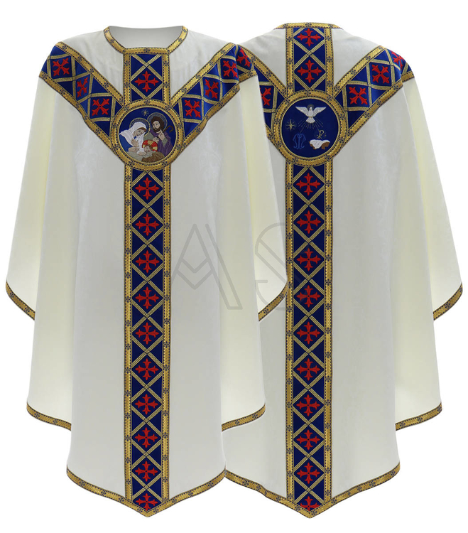 Semi gotische Kasel "Weihnachten" GY476-AKN26