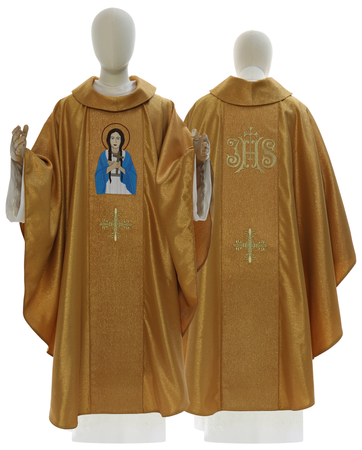 Casula gotica "Santa Caterina di Tekakwitha" 429-G63g