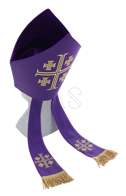 Mitre "Jerusalem Crosses" M723-F