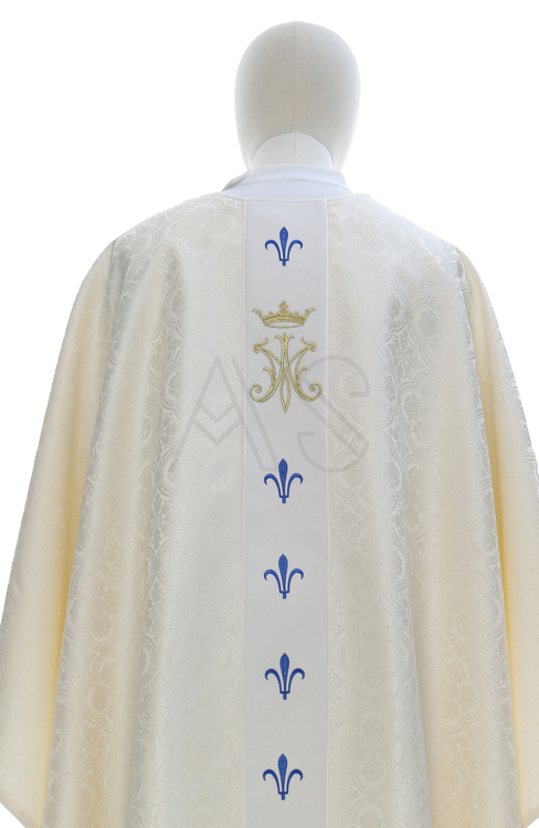 Chasuble gothique mariale  G659-K25