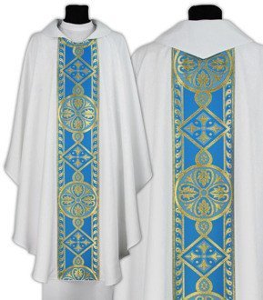 Chasuble gothique mariale  013-BN