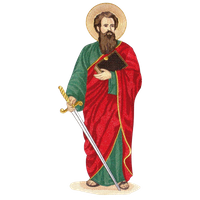 Embroidered Applique "Saint Paul"