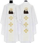 Casula gotica "San Padre Pio" 413-AB25