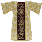 Dalmática romana "Corazón de Jesús, María, José" DR822-AF9