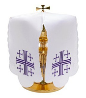 Ciborium veil "Jerusalem Crosses" SP-09-F