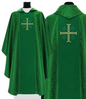 Gotische Kasel "Jerusalemkreuze" 725-Z25
