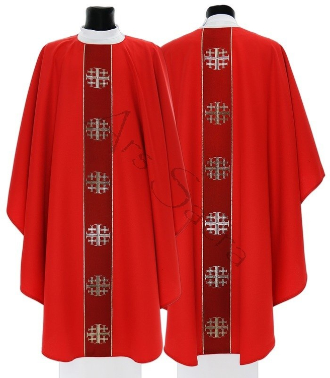Casula gotica "Croci di Gerusalemme" G103-C