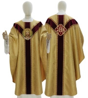 Semi Gothic Chasuble "Christ the King" GY901-A25