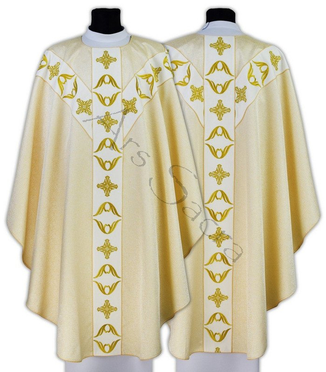 Casulla semigótica GY680-GK54