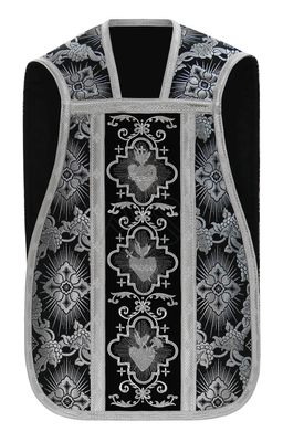Casula romana "Cuore di Gesù, Maria, Giuseppe" R822-ACZS9