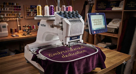 Embroidered dedication