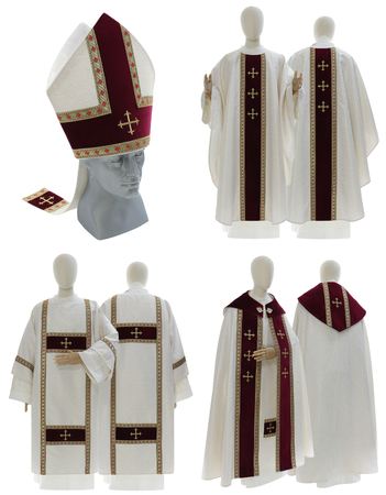 Conjunto de vestimentas litúrgicas SET-940-91
