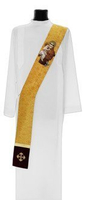 Étole de diacre "Antoine de Padoue" SD416-AGC16