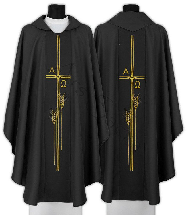 Chasuble gothique "Alfa & Omega" 678-C