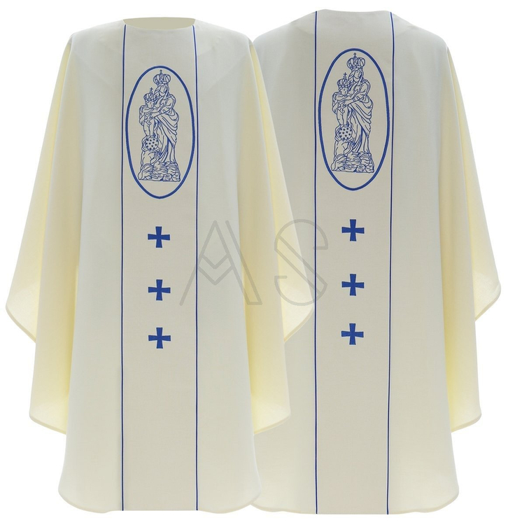 Marian Gothic Chasuble G646-K27