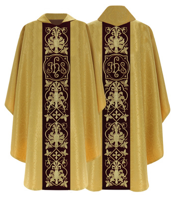 Casulla gótica "IHS" 871-A25