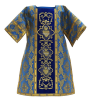 Dalmática romana "Corazón de Jesús, María, José" DR822-AN9