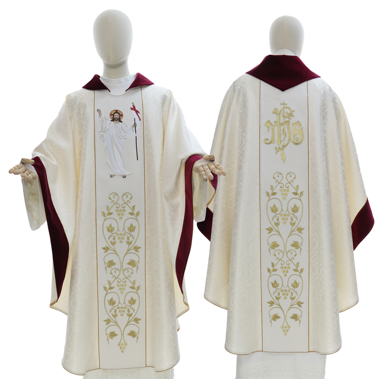Gothic Chasuble "Jesus is Risen" 891-A25