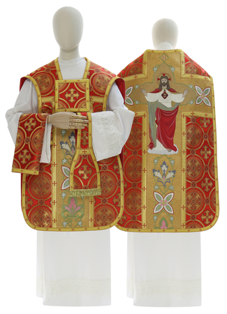 Roman chasuble "The Sacred Heart of Jesus" R479-C8