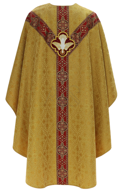 Casulla semigótica "Espíritu Santo" GY212-GC16