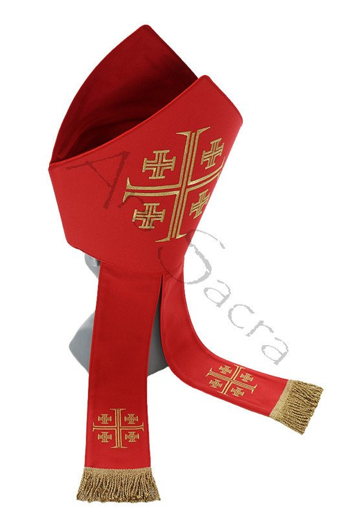 Mitria "Croci di Gerusalemme" M723-C