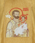 Casulla gótica "Santa José de Nazaret" 432-G63g