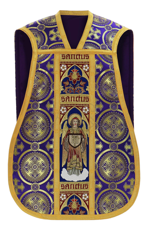 Chasuble romaine "Sainte Trinité" R778-8