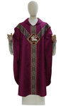 Chasuble semi-gothique "Agneau" Y202-25-AB