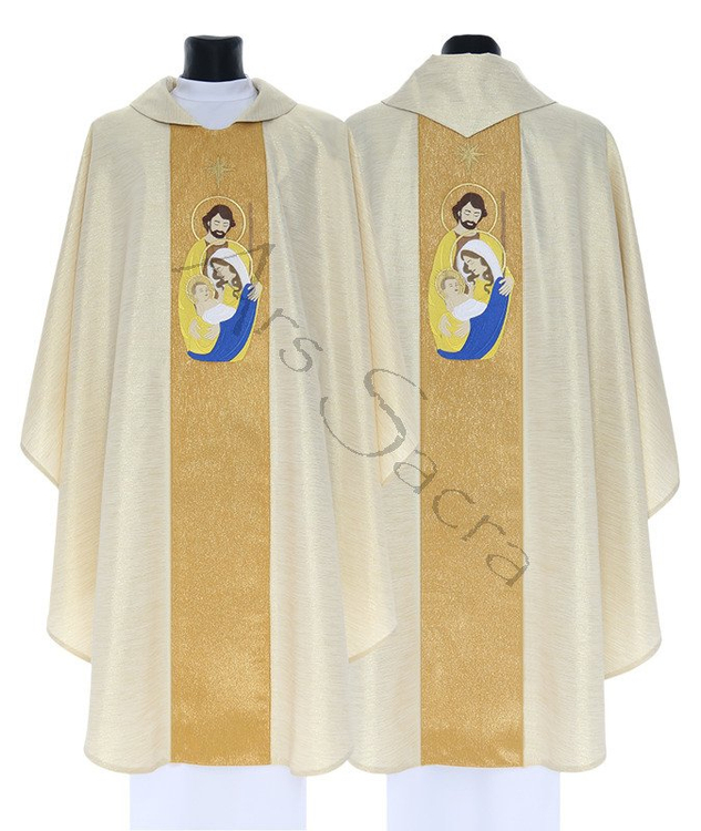 Casula gotica "Natale" 762-GG54