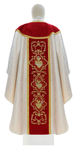 Gothic Chasuble "Heart of Jesus, Mary, Joseph" G822-A25