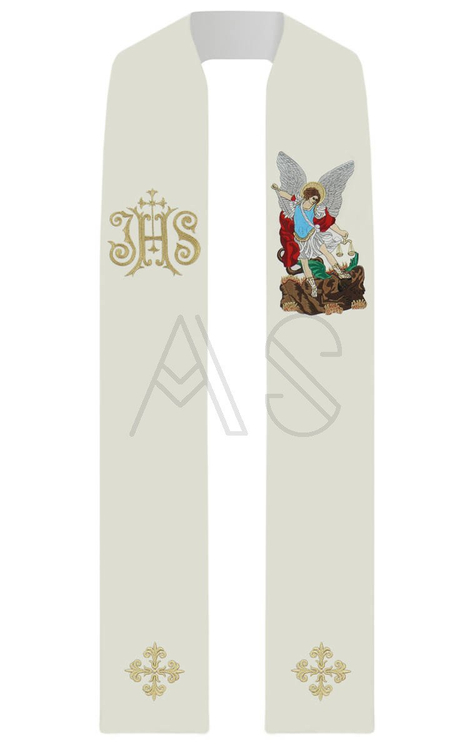 Gotische Stola "Michael der Erzengel" SH718-Z