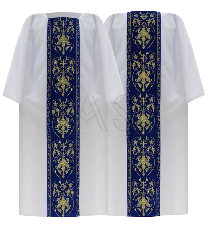 Dalmatique gothique mariale D557-ABN