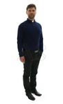 Polo a maniche lunghe PD-G blu navy