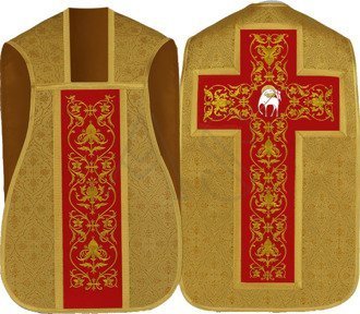 Casula romana "Agnello" R724-GC16