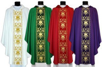 Set de 4 chasubles gothiques SET-557-A