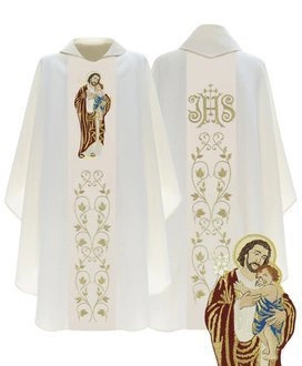 Chasuble gothique "Saint Joseph" 469-K