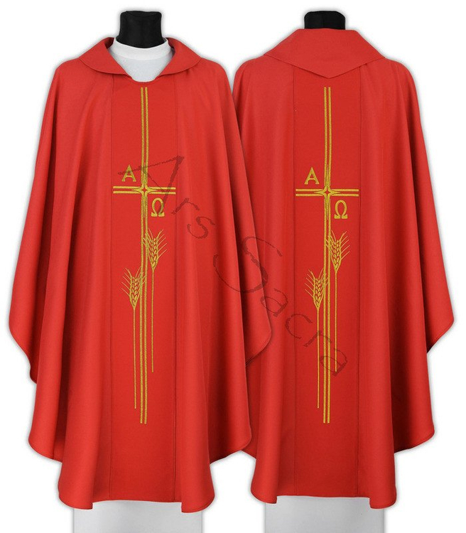 Casula gotica "Alpha & Omega" 678-C