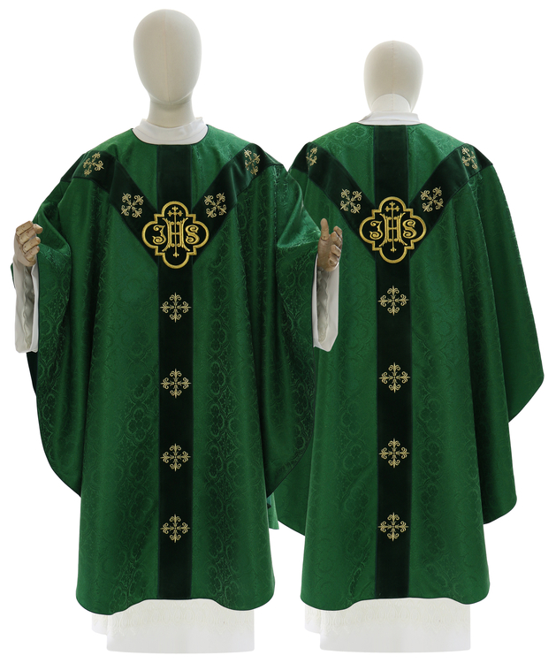 Semi Gothic Chasuble "IHS" GY906-A25