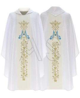 Chasuble gothique mariale  581-AB25