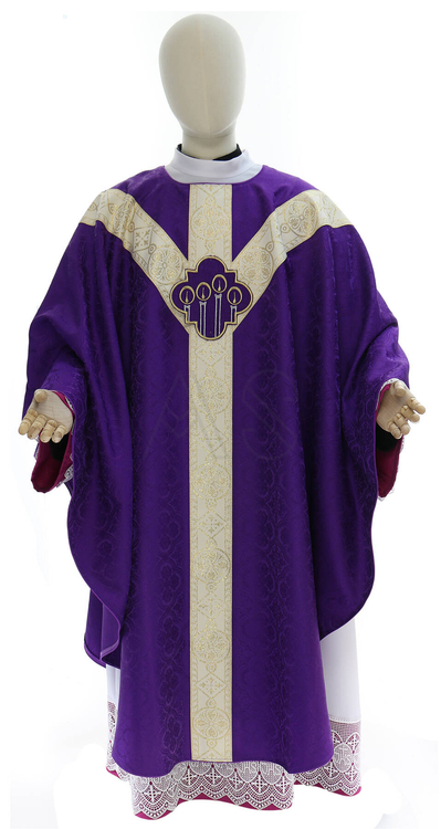 Chasuble semi-gothique "Advent" GY201-FK25-AP