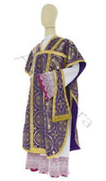 Chasuble en soie "Saint Philippe Neri" F068-F8