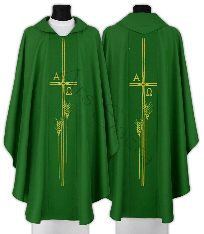 Casula gotica "Alpha & Omega" 678-C