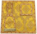 Roman chasuble "Heart of Jesus, Mary, Joseph" R822-AGC9