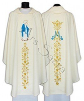 Chasuble mariale "Notre-Dame des Grâces" 629-K