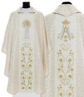 Gothic Chasuble "Our Lady of Fatima" 412-K41