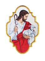 Applique brodée "Jésus un bon berger"