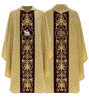 Casulla gótica "Cordero de Dios" 814-AGC26