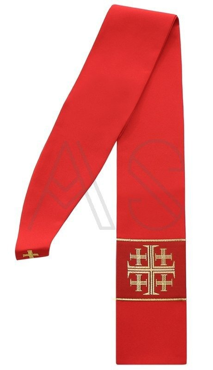 Étole gothique '"Croix de Jérusalem" SZ1-B