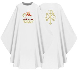 Casulla gótica "Cordero de Dios" G705-B