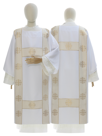 Gothic Dalmatic "Jerusalem Crosses" DF103-B